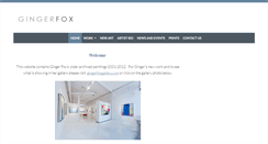 Desktop Screenshot of gingerfox.com